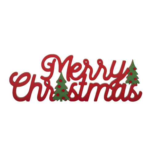 Merry Christmas Wooden Sign