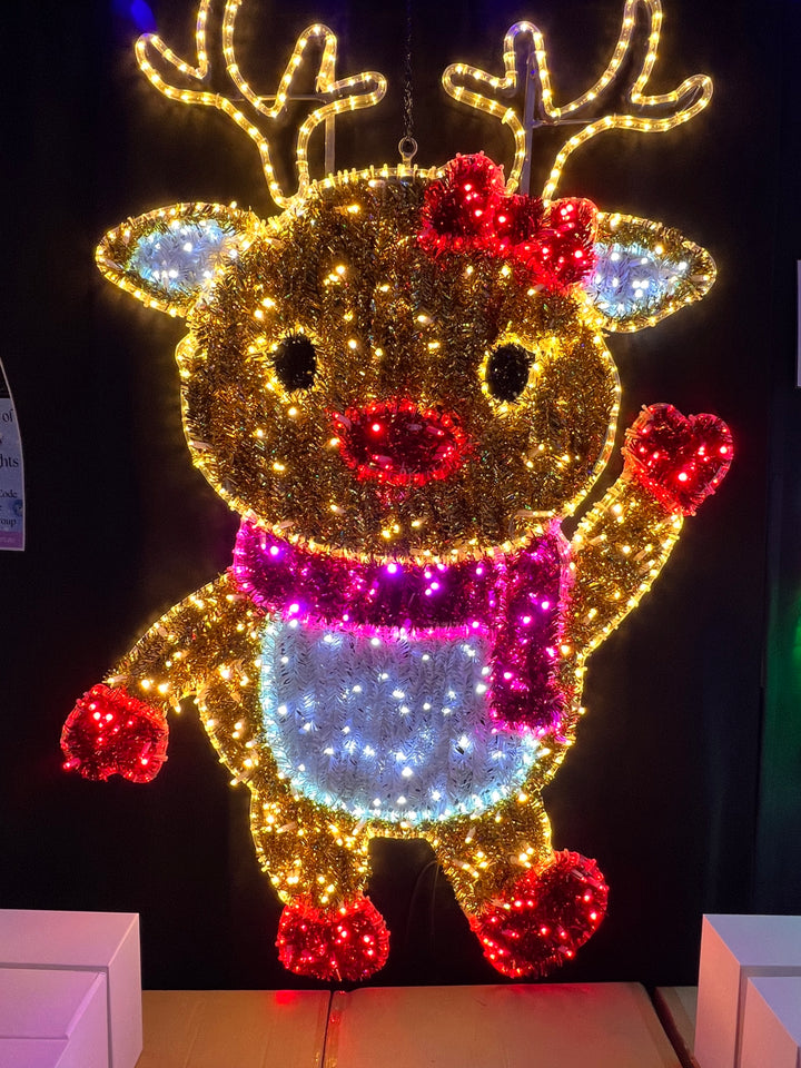 Baby Girl Reindeer | Christmas Motif Light