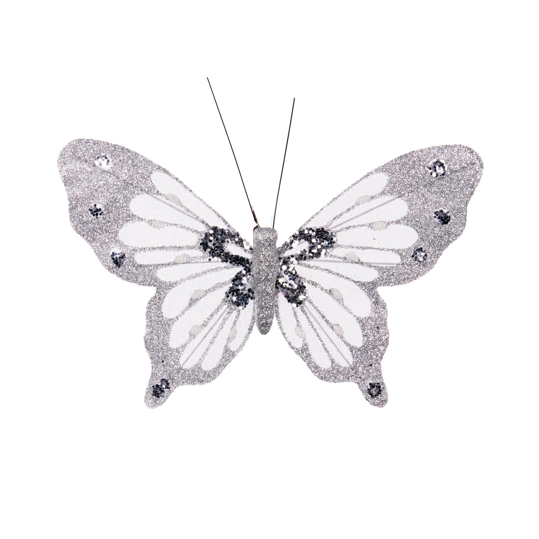 Holly & Ivy | Silver Butterfly Set
