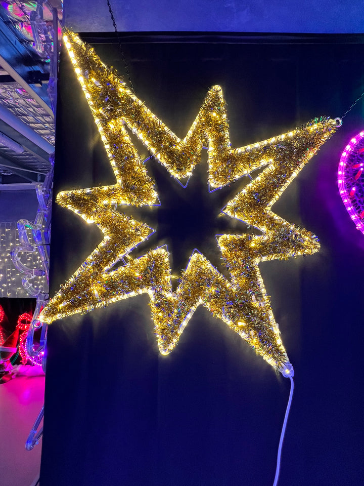 Glittered Star | Christmas Motif Light