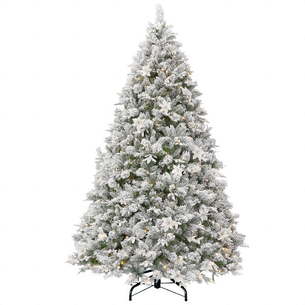 National Tree Company | Frosted Colonial Tree (9ft)