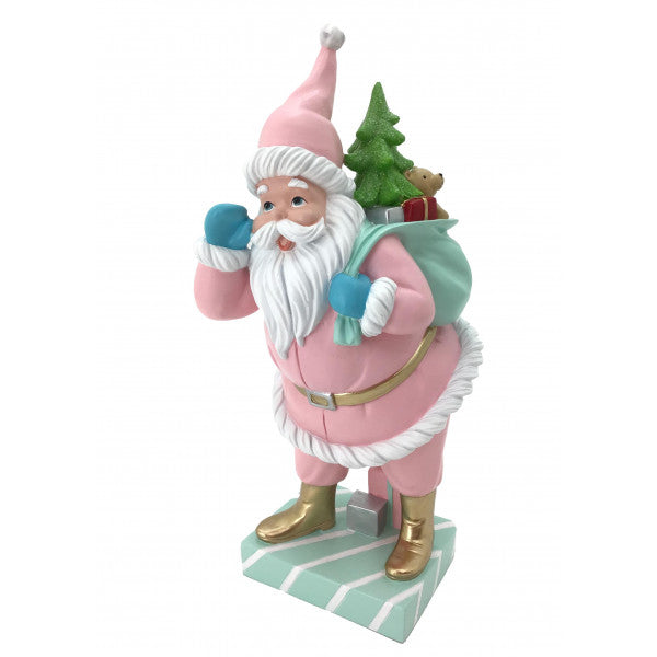 Standing Pink Santa