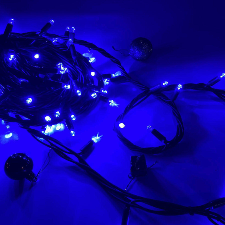 blue Christmas string light
