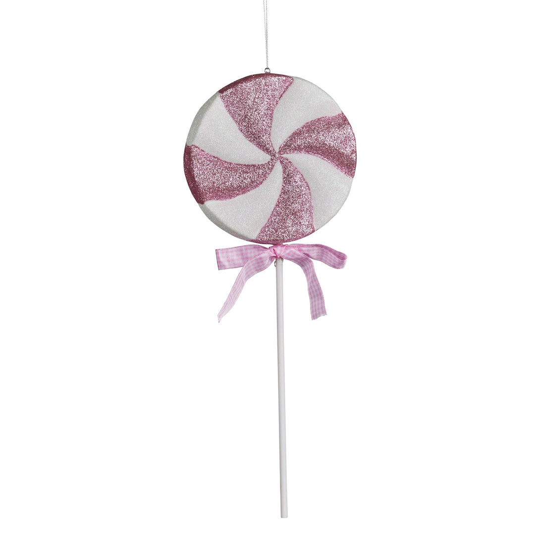 Pink Swirl Lollipop Ornament
