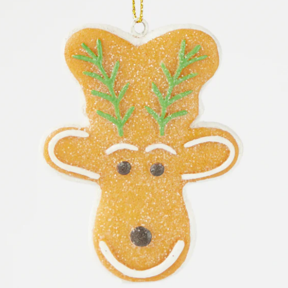 Gingersnap Reindeer Ornament