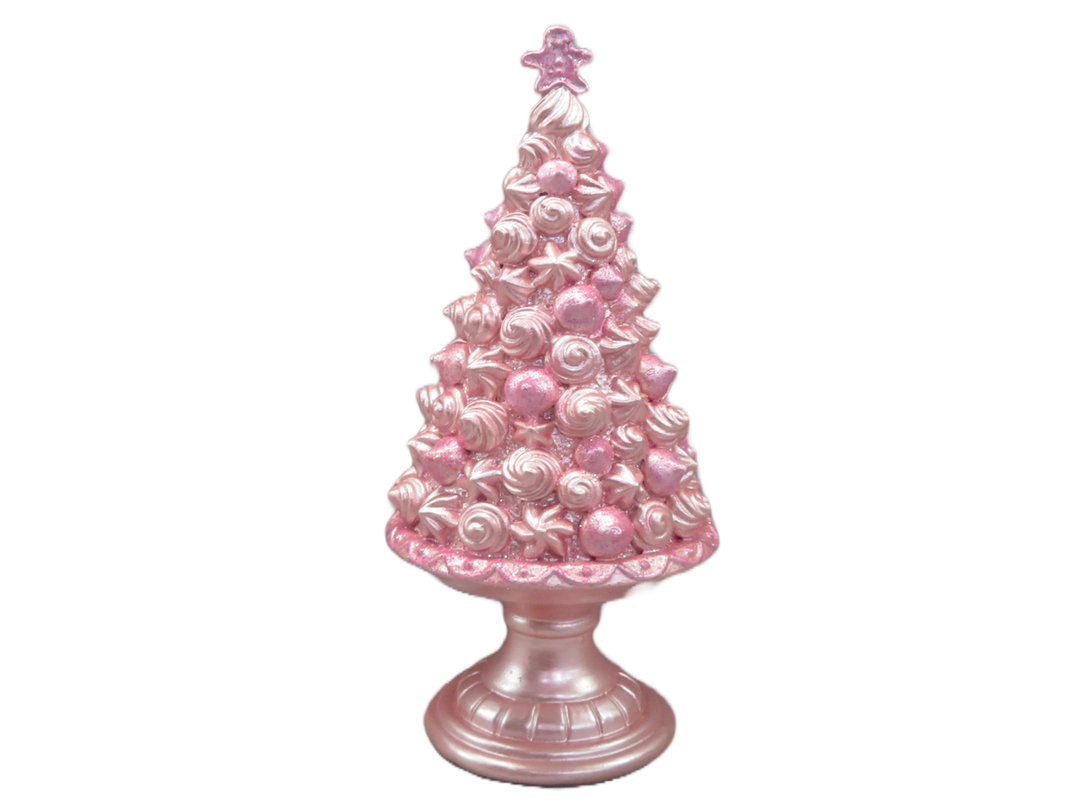 Pink Candy Meringue Tabletop Tree