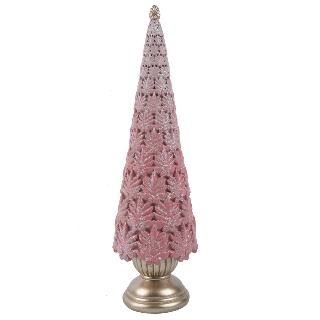 Pink Resin Christmas Tree