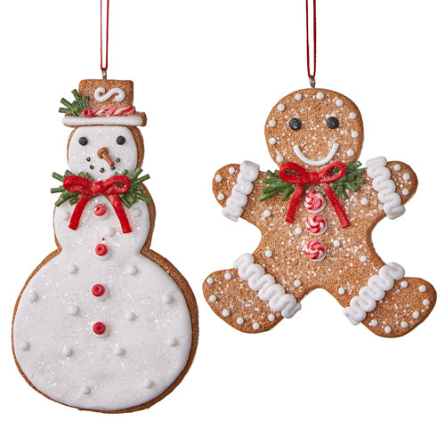 Raz | Jingle & Cocoa | Gingerbread Hanging Ornaments