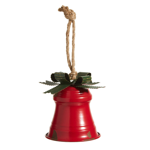Raz | Heartfelt Holiday | Red Jingle Bell Ornament