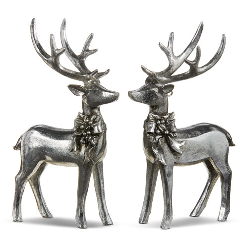 Raz | Holiday Cheers | Silver Deer with Bow