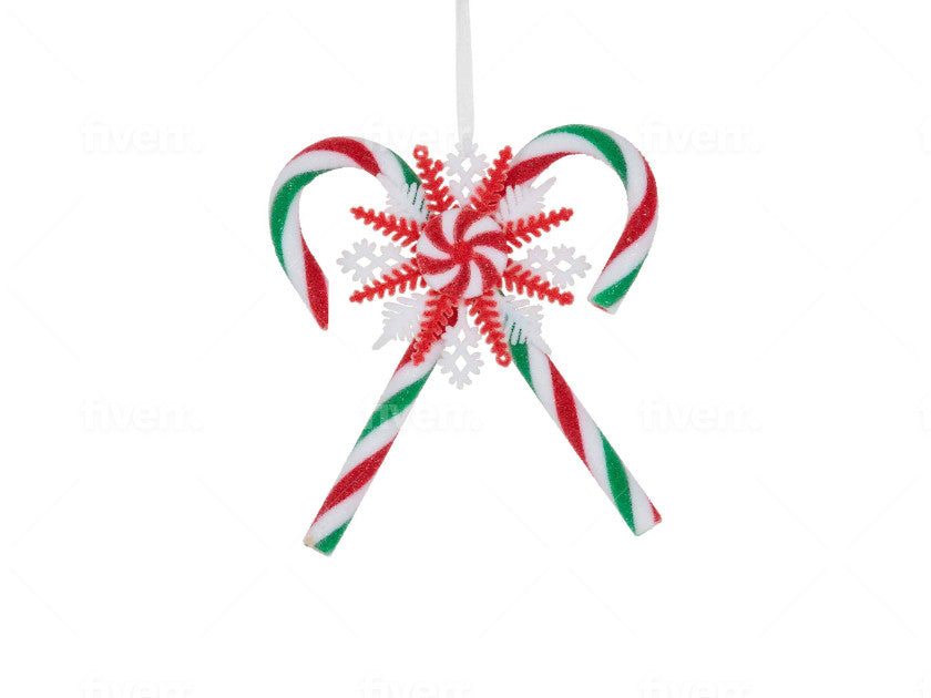 Hanging Double Candy Cane