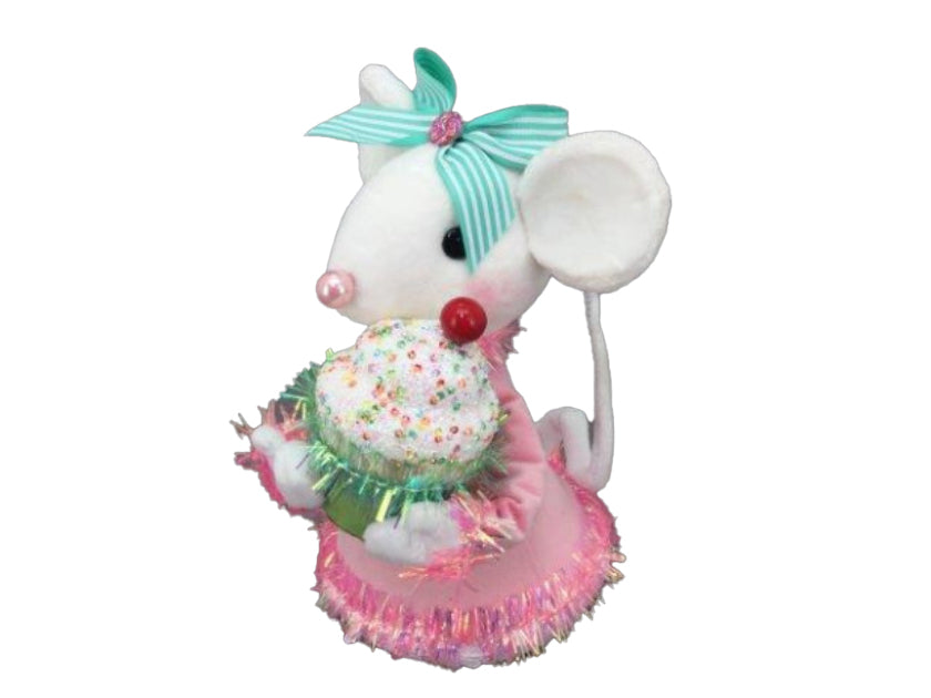 Pink Mouse w Cupcake