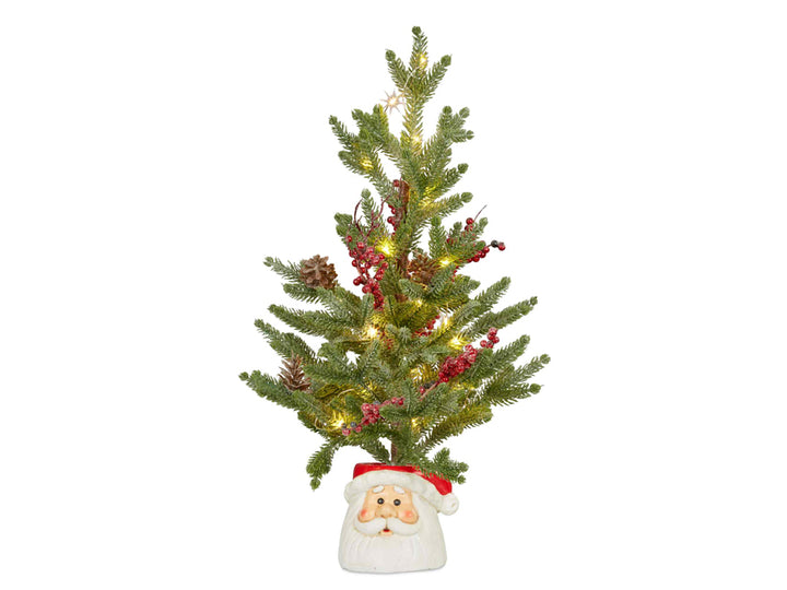 PreLit Christmas Tree w/Santa
