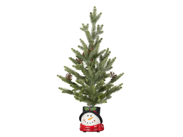 PreLit Christmas Tree w/Snowman