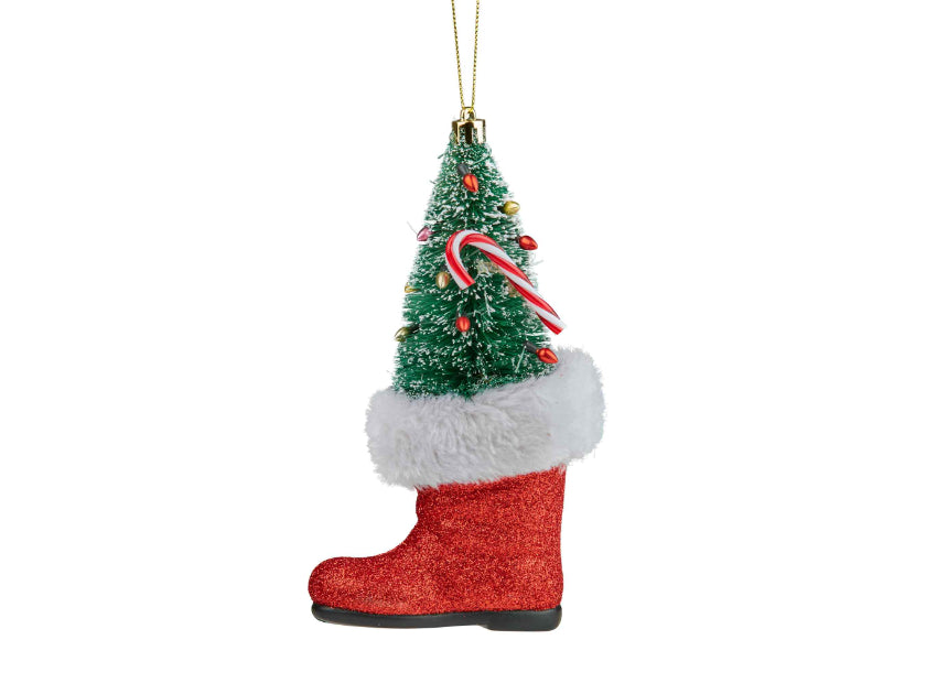 Santa Boot with Tree