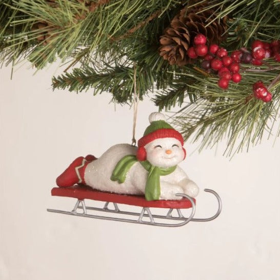 Bethany Lowe | Cheerful Snowman Ornament | TD0018