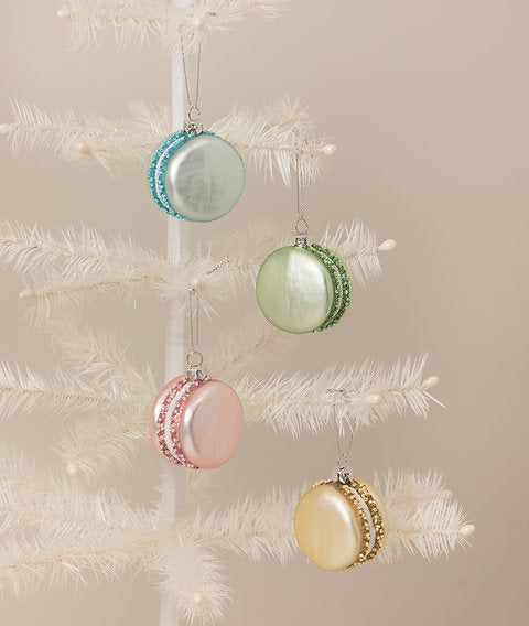 Bethany Lowe | Pastel Glass Macaron Ornaments | LC1532