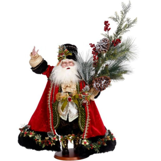 mark roberts santa standing with spray