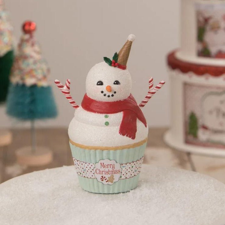Mr. Snow Cupcake Container - Festive Emporium