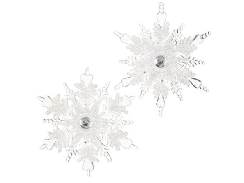 raz snowflake tree ornament glitter