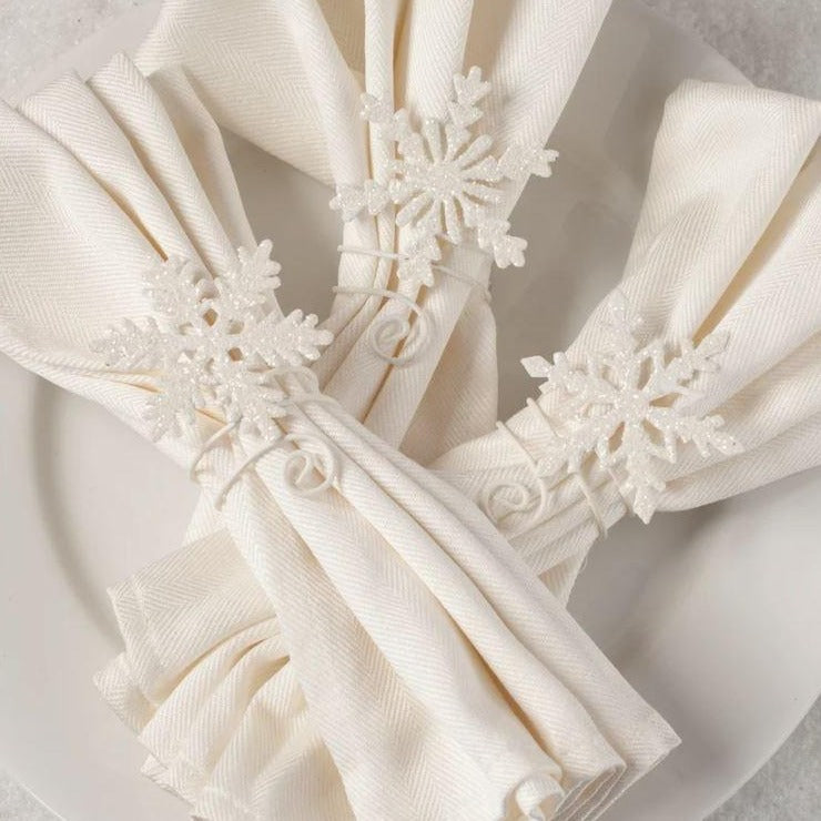 Snowflake Napkin Ring - Festive Emporium