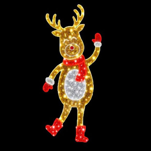 Reindeer christmas motif light
